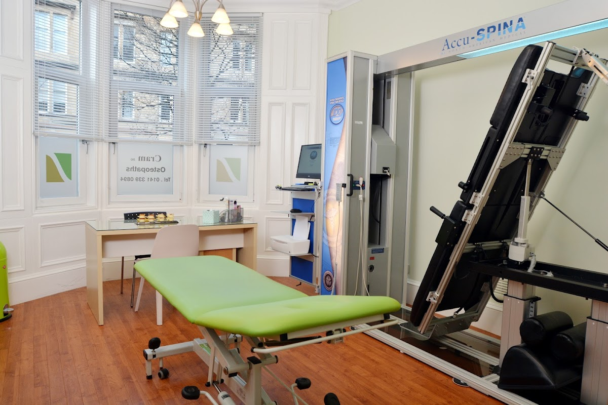 Cram Osteopath Glasgow (Osteopath Glasgow) - Back Pain - Sciatica - Hip Pain - Trapped Nerve - Shoulder Pain